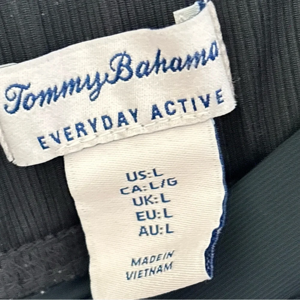 Tommy Bahama Black Everyday Active Pants Size Large w/Pockets Hiking Outdoor - Picture 8 of 15